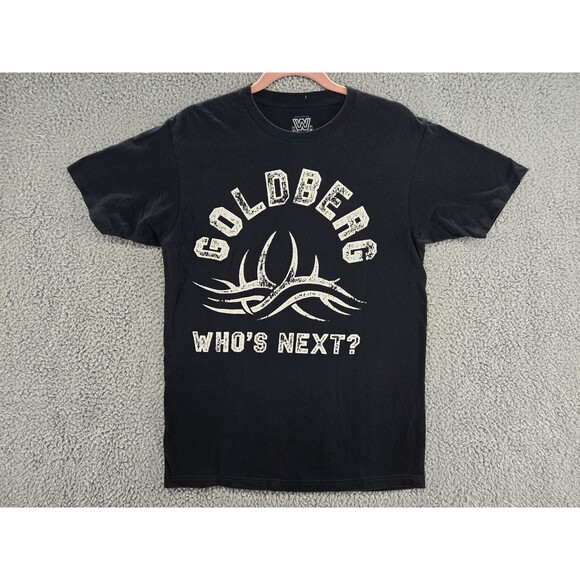WWE Wrestling Shirt Mens Medium Legends Bill Goldberg Whos Next Black Tee - Picture 1 of 5